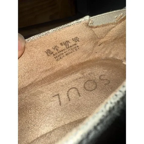 Soul Naturalizer Light Gold Faux Leather Idea-Ballet Flats Size 8.5 - Picture 8 of 11